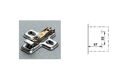 Clip-on Mounting Plate